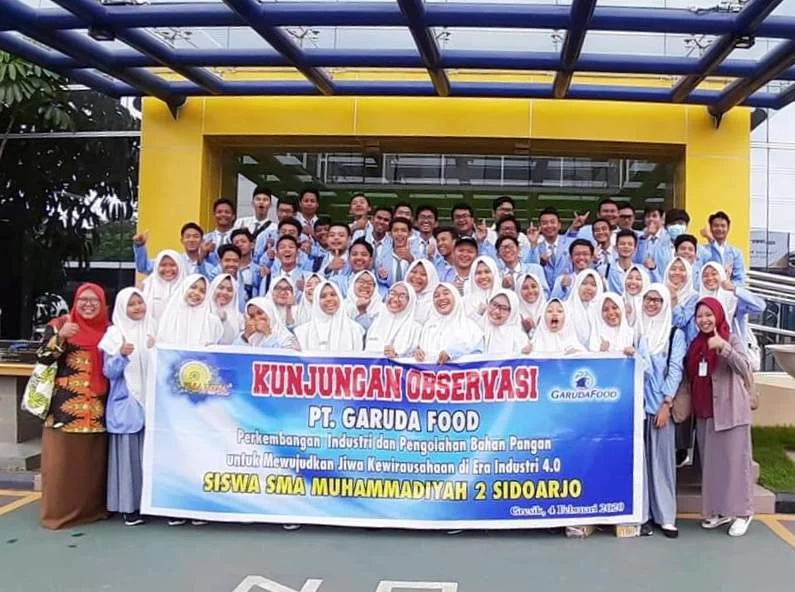 Pembelajaran Luar Kelas Smamda Kunjungi Pabrik Camilan