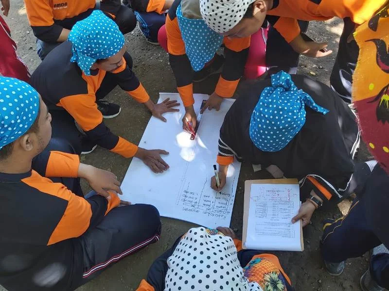 Memantapkan Sinergi Personalia Smamda lewat Permainan Outbound