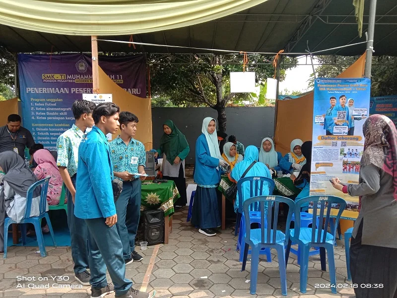 Siswa Smamsi Meriahkan Education Fair 2024 di MTs Mudahlan