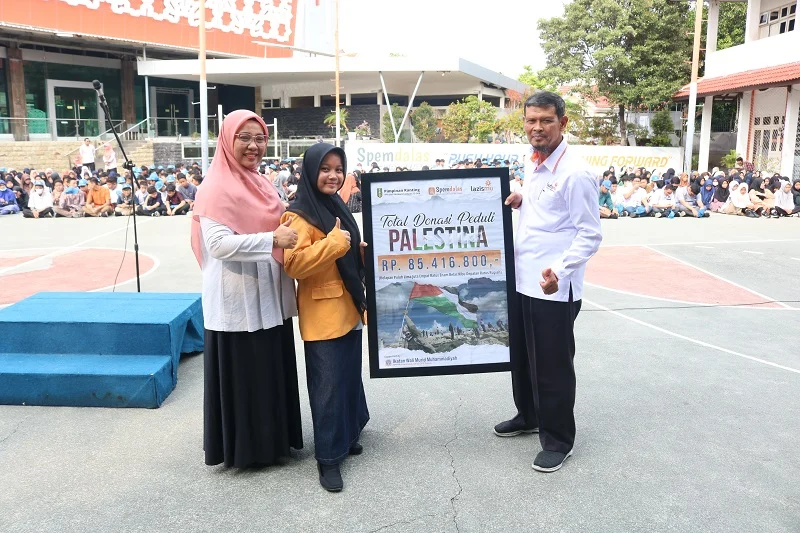 Donasi Peduli Palestina, Spemdalas Salurkan Rp 85,4 Juta