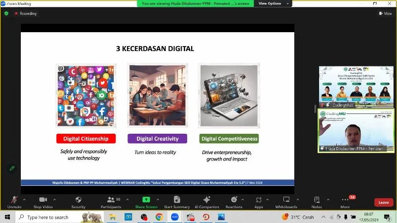 Webinar CodingMu Bahas Gerakan Digitalisasi Sekolah Muhammadiyah