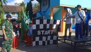 PCM Srono Gelar Jalan Sehat Milad Muhammadiyah