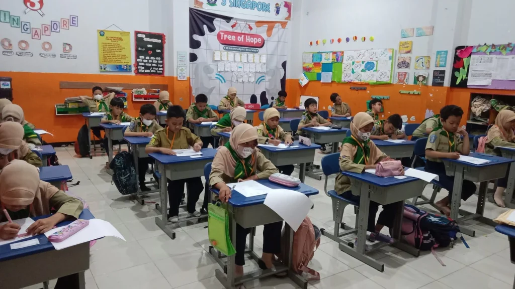 Antusiasme Siswa SDM 3 Ikrom Wage dalam Pelaksanaan Ujian CPT-IPT 2024