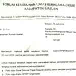 Larangan Pembangunan Masjid Taqwa Muhammadiyah Bireuen Terus Berlanjut. Kini FKUB yang Beri Syarat Aneh-Aneh