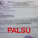 Surat-Surat Palsu Atasnamakan Mendikbud di Tahun 2017 (3)