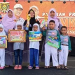 Siswa Aisyiyah Rajai Lomba Menggambar Dinas Koperasi HUT ke-660 Ngawi