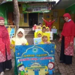 Ajak Siswa TK Bahagia Sambut Ramadhan dengan Pawai Tarhib