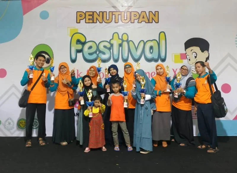 TPQ KH Mas Mansur Raih 11 Juara di Festival Anak Saleh