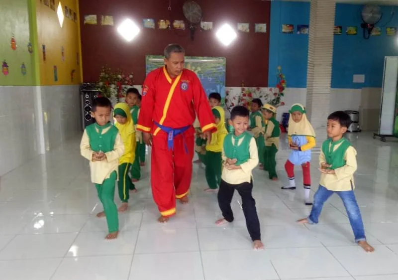 Pesilat Cilik Ini Berlatih untuk Seleksi Tim Kejurda Tapak Suci