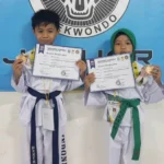 Atlet Cilik Taekwondo SDM 18 Raih Juara 1 se-Jatim