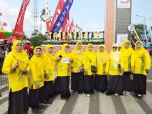 Hebohnya Emak-Emak PCA Tanggul Ikut Gerak Jalan Tajemtra yang Jadi Arena Diskusi