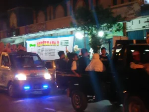 Warga Babat Takbir Keliling Kampung dan Kota