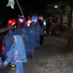 Kelap-Kelip Menghiasi Malam Takbiran di Cangaan