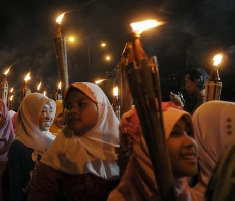 Takbir Keliling Semarakkan Idul Fitri PRM Yanggong Ponorogo