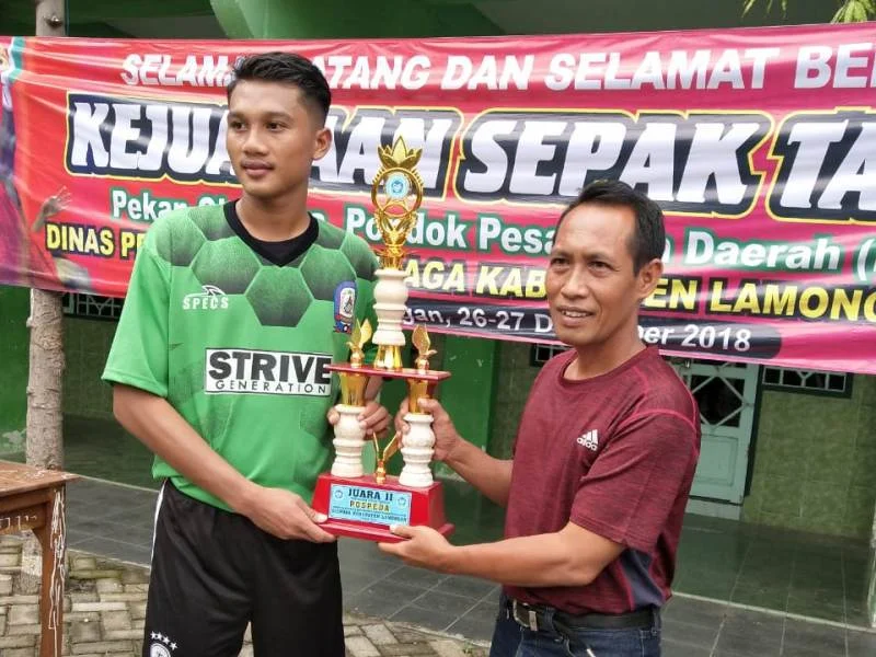 Tim Karangasem Runner Up Kejuaraan Sepak Takraw Antar Pondok