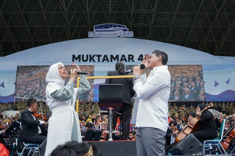 Tantri Kotak Ajak Penggembira Muktamar Nyanyi Bareng