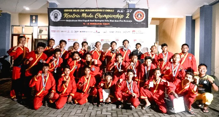 Tapak Suci Watukebo Juara Umum Kesatria Muda Championship 2024