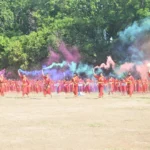 Atraksi Tapak Suci dan Konser Drumband Merahkan Alun-Alun Probolinggo
