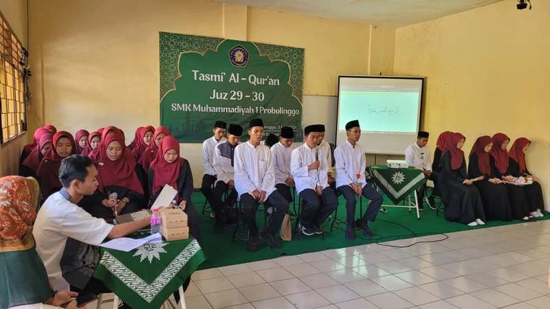 SMK Muhipro Menggelar Tasmik Al-Quran, Hujan Tangis Berderai dari Guru dan Orangtua