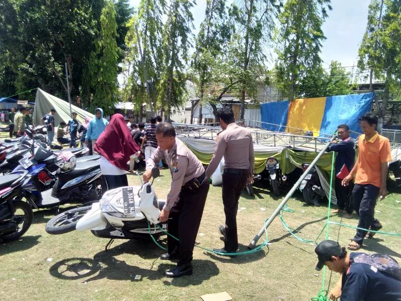 Jelang Penutupan, Tenda Jambore Roboh Diterjang Angin