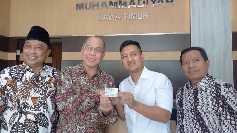 Lolos DPR, Tom Liwafa Silaturahim ke Muhammadiyah Jatim Tawarkan Dakwah UMKM