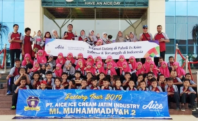 Asyiknya Tur ke Pabrik Es Krim, Ada Lorong Bercerita yang Menarik