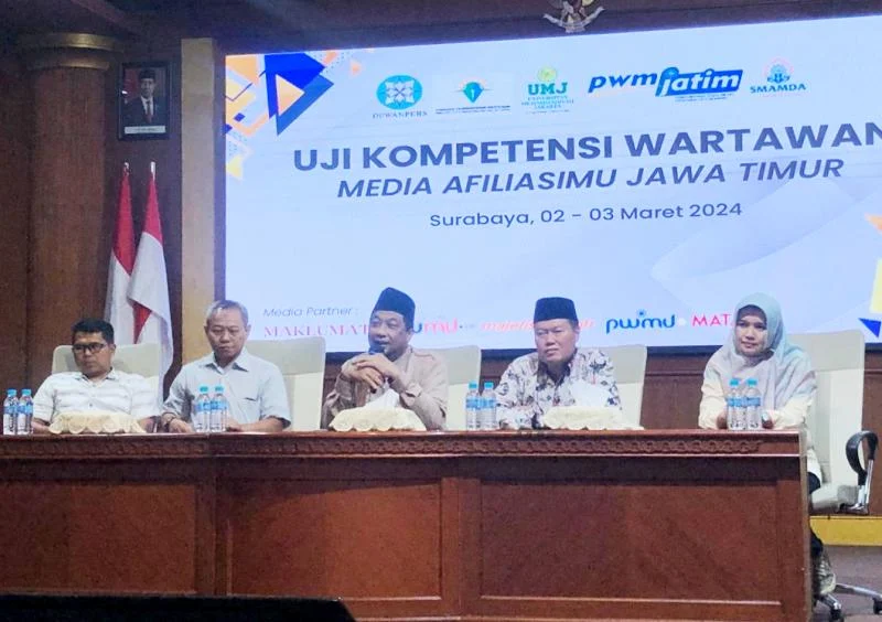 Uji Kompetensi Wartawan Ditutup, Ini Pesan Wakil Ketua PWM