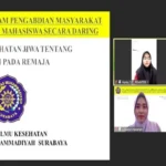 Mahasiswa UMSurabaya Ajak Karang Taruna Melek Isu Kesehatan Mental