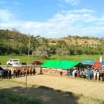 Di Lokasi Gempa, Relawan dan Pengungsi Menggelar Upacara HUT Kemerdekaan