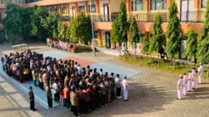 Ada Pakaian Adat dan Sarapan Gratis di Upacara Hari Lahir Pancasila Smamuga