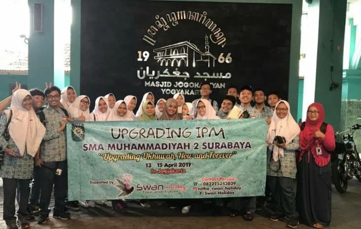 Manfaatkan Momen Libur Panjang Akhir Pekan, IPM Smamda Napak Tilas ke Kampung Muhammadiyah