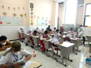 Ujian Sekolah SD Muhlas Pakai Moodle