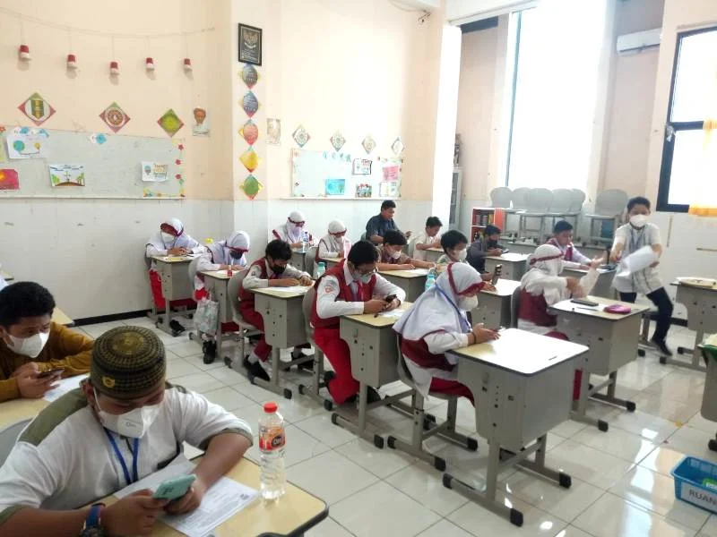 Ujian Sekolah SD Muhlas Pakai Moodle