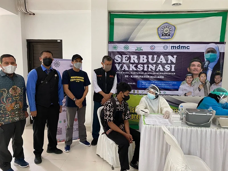 Muhammadiyah Kabupaten Malang Gelar Serbuan Vaksinasi