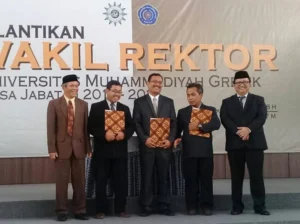 Pelantikan Wakil Rektor UMG: Pejabat Kampus Harus Punya Mimpi Bersama
