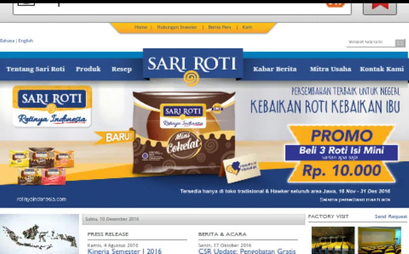 Inilah 3 Paragraf Pengumuman Resmi Sari Roti tentang Aksi 212 yang Picu Aksi Boikot