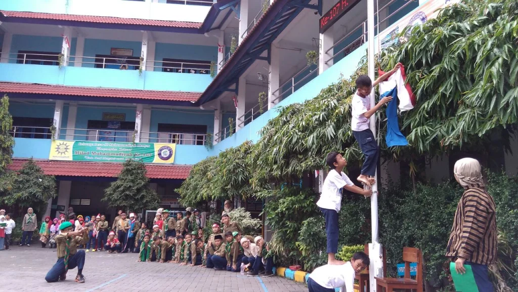 SD Muhammadiyah Manyar Tanamkan Nasionalisme Siswa  