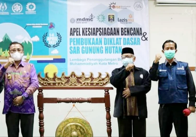 Sambut HKB, MDMC Kota Metro Helat Diklat Dasar SAR