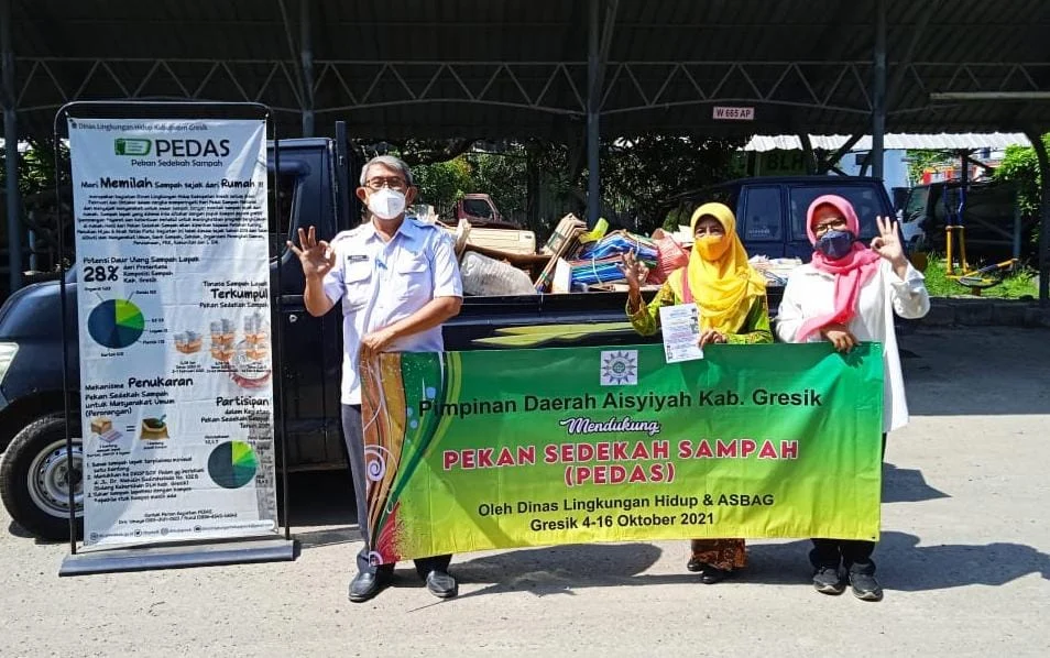 Aisyiyah Gresik Berpartisipasi dalam Pekan Sedekah Sampah