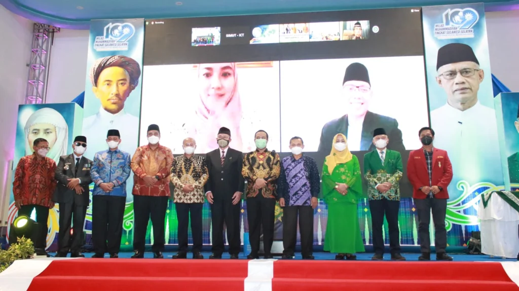 Plt Gubernur dan Empat Bupati Hadiri Milad Muhammadiyah Sulsel