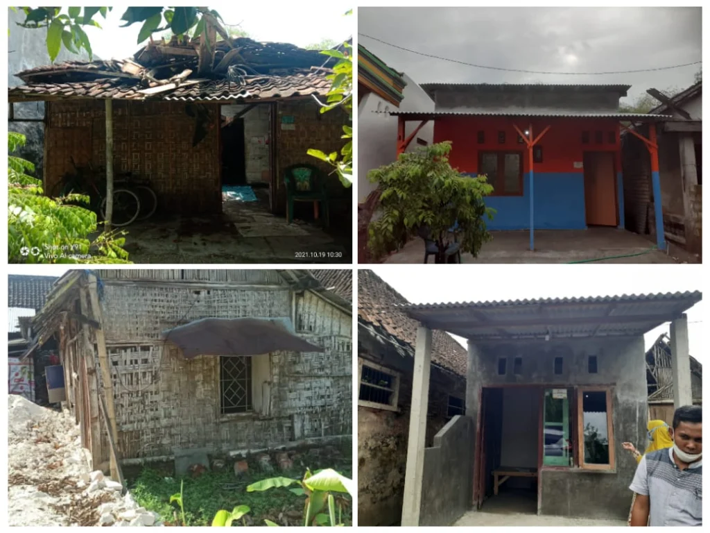 Lazismu Lamongan Kembali Bedah Rumah Warga Dhuafa