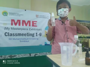Siswa SD Musix Bisa Bikin Hand Sanitizer Sendiri