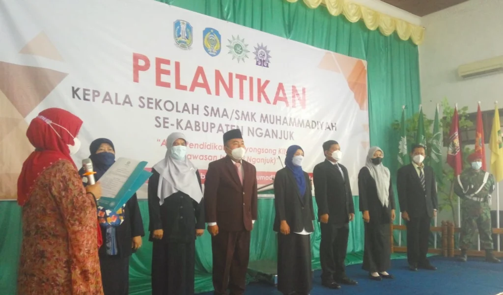 Tujuh Kepala SMA/SMK Muhammadiyah Se-Nganjuk Dilantik Serentak