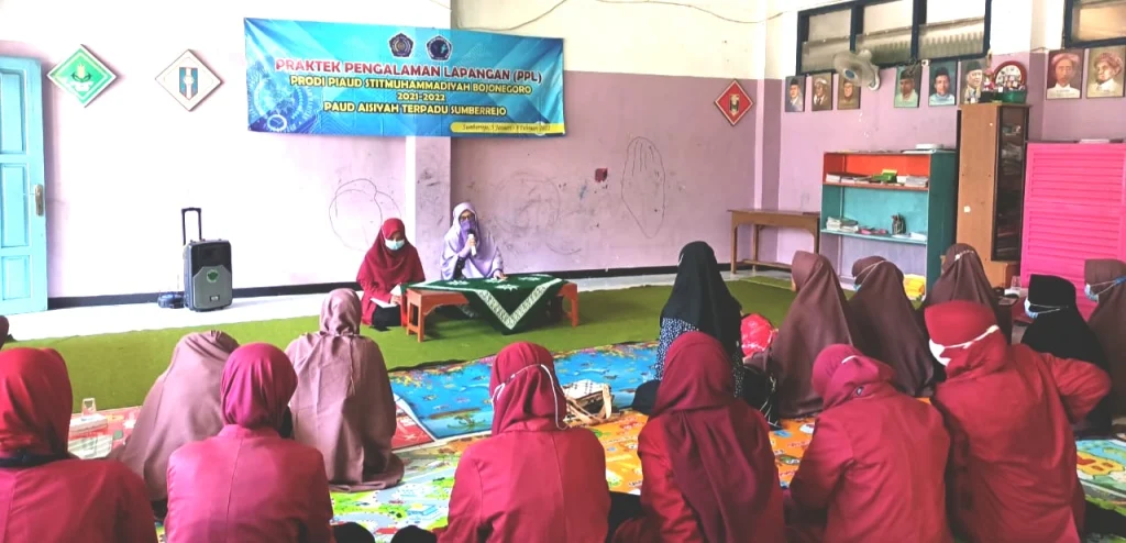 Ajar ABK, PPL STIT Mubo di PAUD Aisyiyah Terpadu Sumberrejo