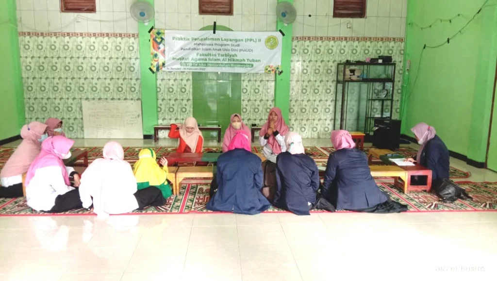 Mahasiswa IAI Al-Hikmah Tuban PPL di PAUD ABA Percontohan Bojonegoro