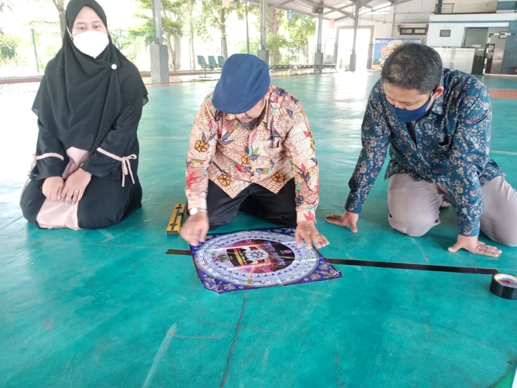 SD Mugeb Ukur Ulang Arah Kiblat Sekolah, Ini Hasilnya