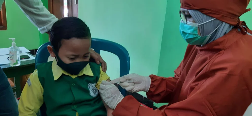 PAUD ABA Percontohan Sukseskan Vaksinasi Covid-19