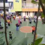 Senam Pengobat Rindu di SD Musix