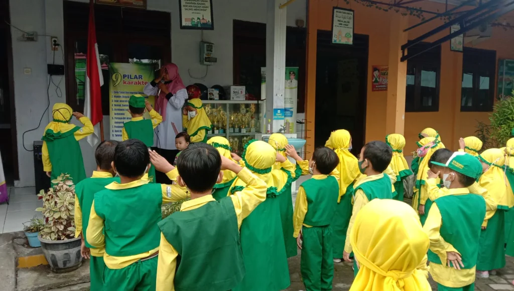 PAUD ABA Percontohan Bojonegoro Kembali Gelar Upacara