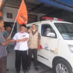 Lazismu Nganjuk Terima Hibah Ambulans dari Pertamina